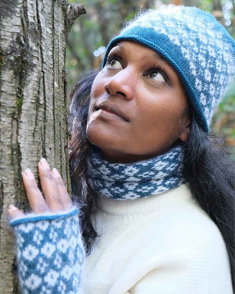 LOLA - Duo bonnet et tour de cou jacquard