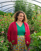 Cardigan Cosmos - Framboise