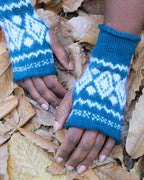 LÉO - Duo bonnet et mitaines jacquard