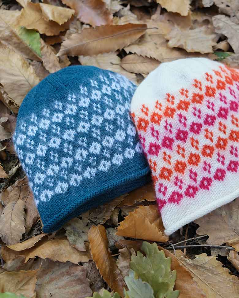 LOLA - Bonnet jacquard en laine mérinos et mohair