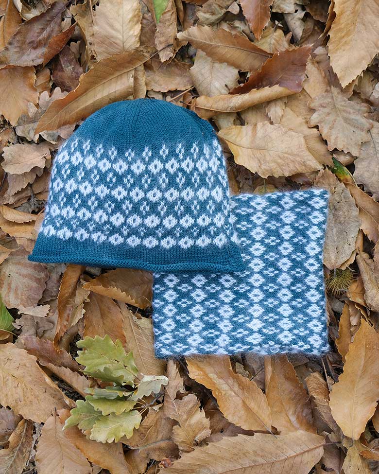 LOLA - Duo bonnet et tour de cou jacquard