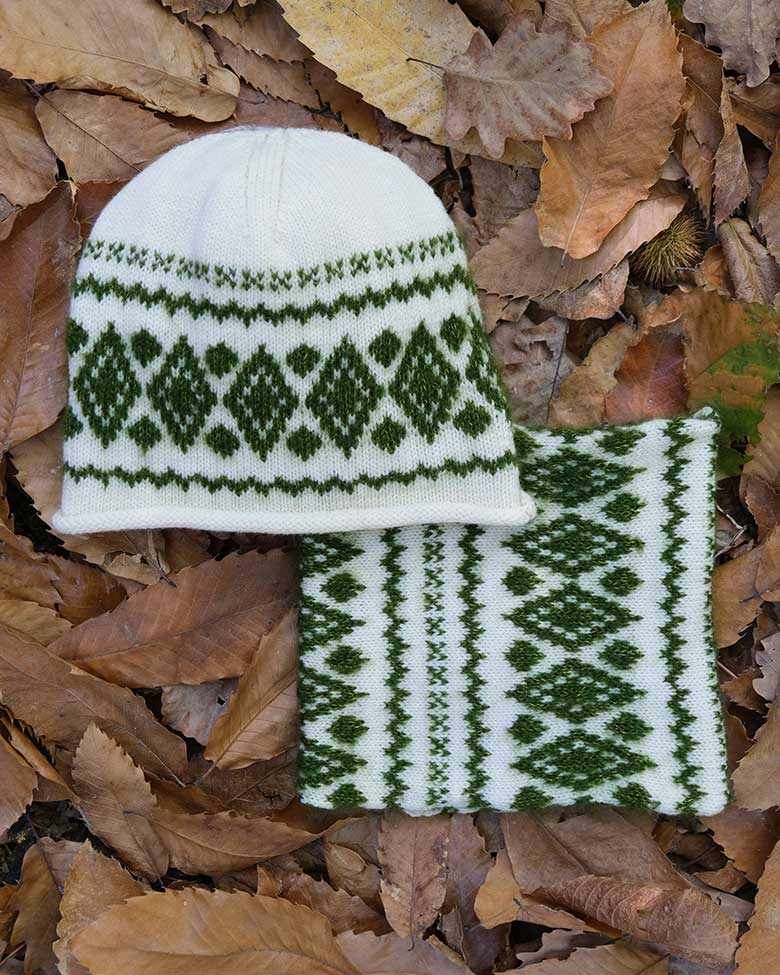 LÉO - Duo bonnet et tour de cou jacquard