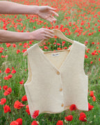 Gilet de berger Vercors - Écru