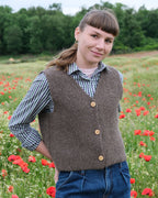 Gilet de berger Vercors - Marron
