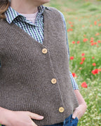 Gilet de berger Vercors - Marron