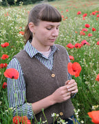 Gilet de berger Vercors - Marron
