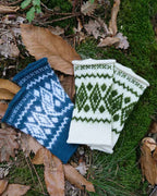 LÉO - Mitaines jacquard en laine mérinos et mohair