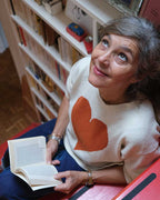 AMBEL - Pull en laine mérinos, coeur