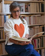 AMBEL - Pull en laine mérinos, coeur